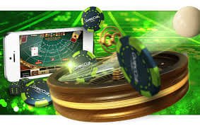 Live Casino dealer ဇယားနှင့် ကစားနေသောမြင်ကွင်း